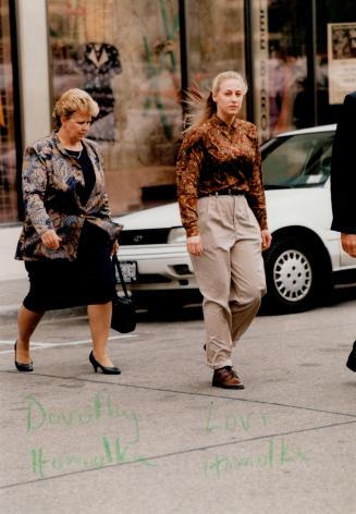 Sister Lori Homolka and mother Dorothy