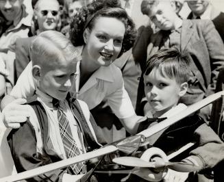 Model plane contests sponsored by the T