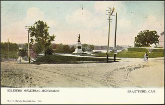 Soldiers' Memorial Monument, Brantford, Can