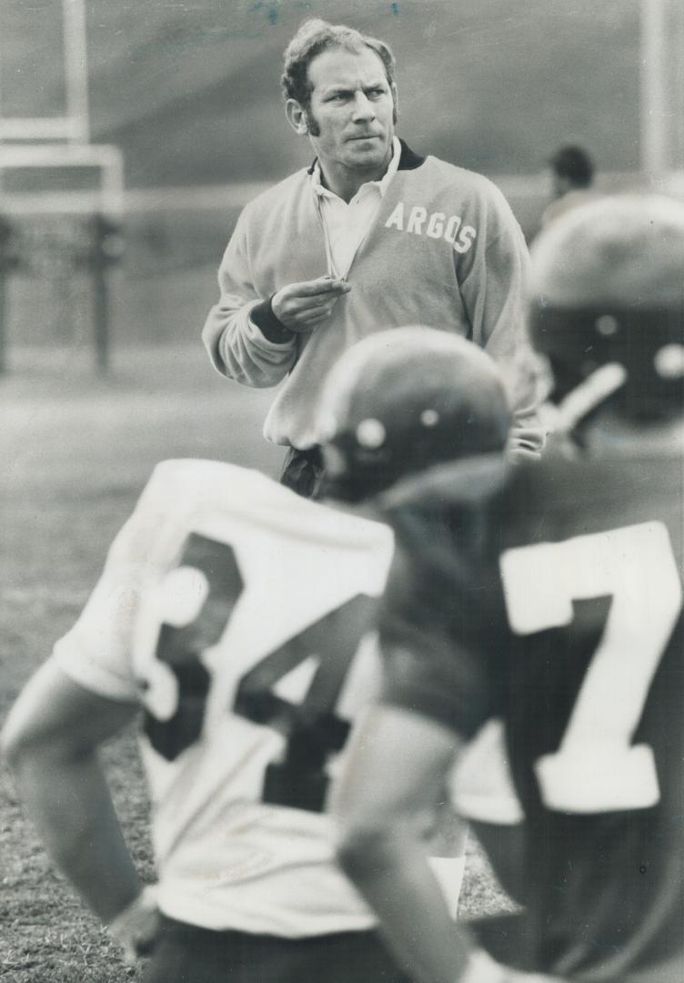 Russ Jackson had never coached a game of pro football when he took over Argos this year