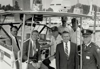 On rescue boat Peeler IV given to Reel Regional police by the Toronto Star