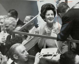 Mrs. Rose Kennedy. At Maple Leaf Gardens