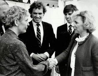 Miriam Meir, Joe, Michael and Ethel Kennedy