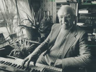 The disturber: Reformer Bruce Knapp, shown above in his Peterborough home, has established his reputation because of his willingness to speak his mind on political issues