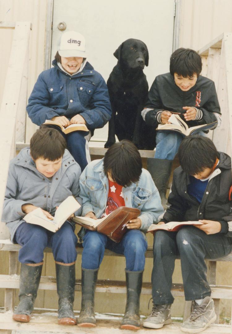 Children reading