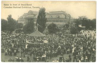 Scene in Front of Band-Stand Canadian National Exhibition, Toronto