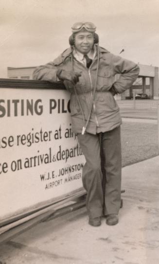 Robert Shun Wong at Toronto Island Airport