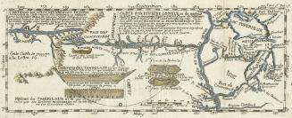 Carte de la riviere Longue : et de quelques autres, qui se dechargent dans le grand fleuve de Missisipi [sic] ... ; Carte que les Gnacsitares : ont dessine sur des paux de cerfs ..