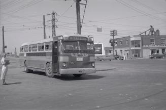 Danforth Bus Lines, bus #85, at T