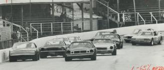 Stock cars at pinecrest charge around corner as track opens for the season