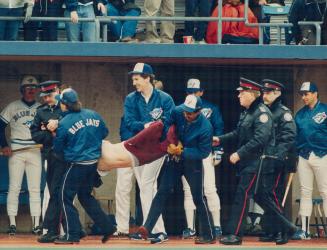 It's like the charge of the light brigade when the Jays grounds crew takes the field at the end of the 5th inning to restore the field to start-of-the(...)