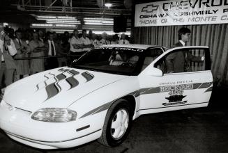 Gm Monte Carlo pace car vision destined for for steve Nascar stock car race at home of Indy 500