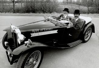 Vintage spirit: Among the 11 Canadian entries is Spirit of Toronto, a 1939 MG owned and driven by Andrew Patenall and navigated by Tim Bayley