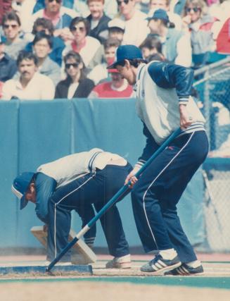 It's like the charge of the light brigade when the Jays grounds crew takes the field at the end of the 5th inning to restore the field to start-of-the(...)