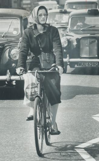 The non-fashion look on a busy street in London