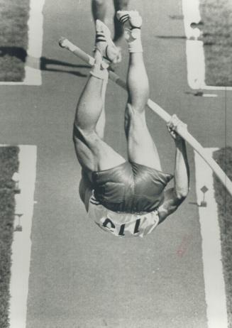 Bruce Simpson pole vault winner for Canada