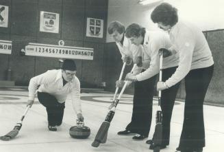 Jarvis Crawford (Making delivery) and 3 sons (L to R) Gord, Jack, Brian