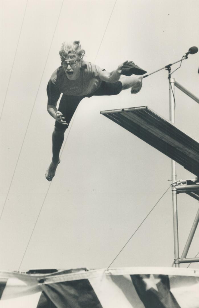 After today's show, the seven divers who have been doing amazing feats all week at Ontario Place go home to the U