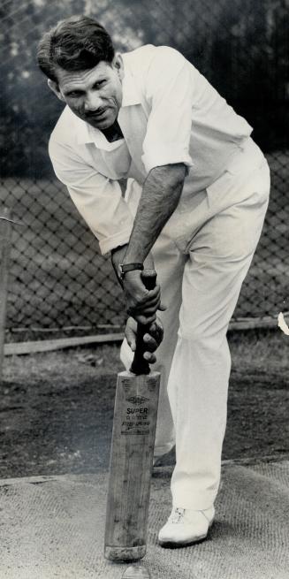 Pakistan's Khan Mohammad. Titanic force in cricket