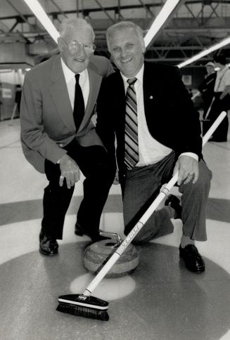 Right on the button. All hail Ed (The Wrench) Werenich, right, and Alfie Phillips Sr.! Werenich, skip of the 1983 world champion Canadian rink, and Ph(...)