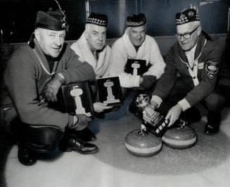 Parkway's provincial seniors champs admire trophy