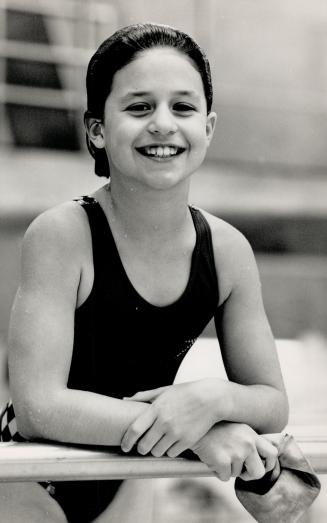 Nicole Deane: Defending Canadian diving champ in girls' 11-and-under division in the 3-metre springboard competition works at the Etobicoke Olympium pool