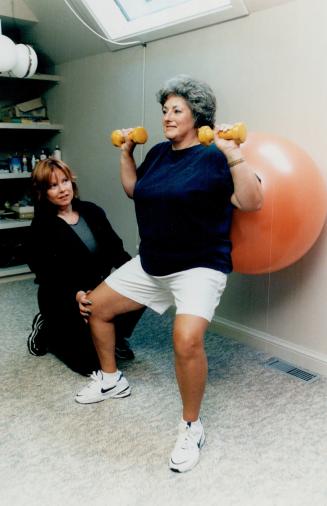 Marilyn Anderson (l) with Lynda Jeppesen