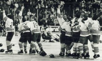 Long time coming: Exhausted. Elated. The Oshawa Generals, after 46 years, are once again winners of the Memorial Cup after last night's double-overtime thriller in Hamilton