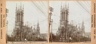 Metropolitan Methodist (United) Church, Queen Street East, north side, between Bond & Church Streets