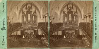 Metropolitan Methodist (United) Church, Queen Street East, north side, between Bond & Church Streets, INTERIOR