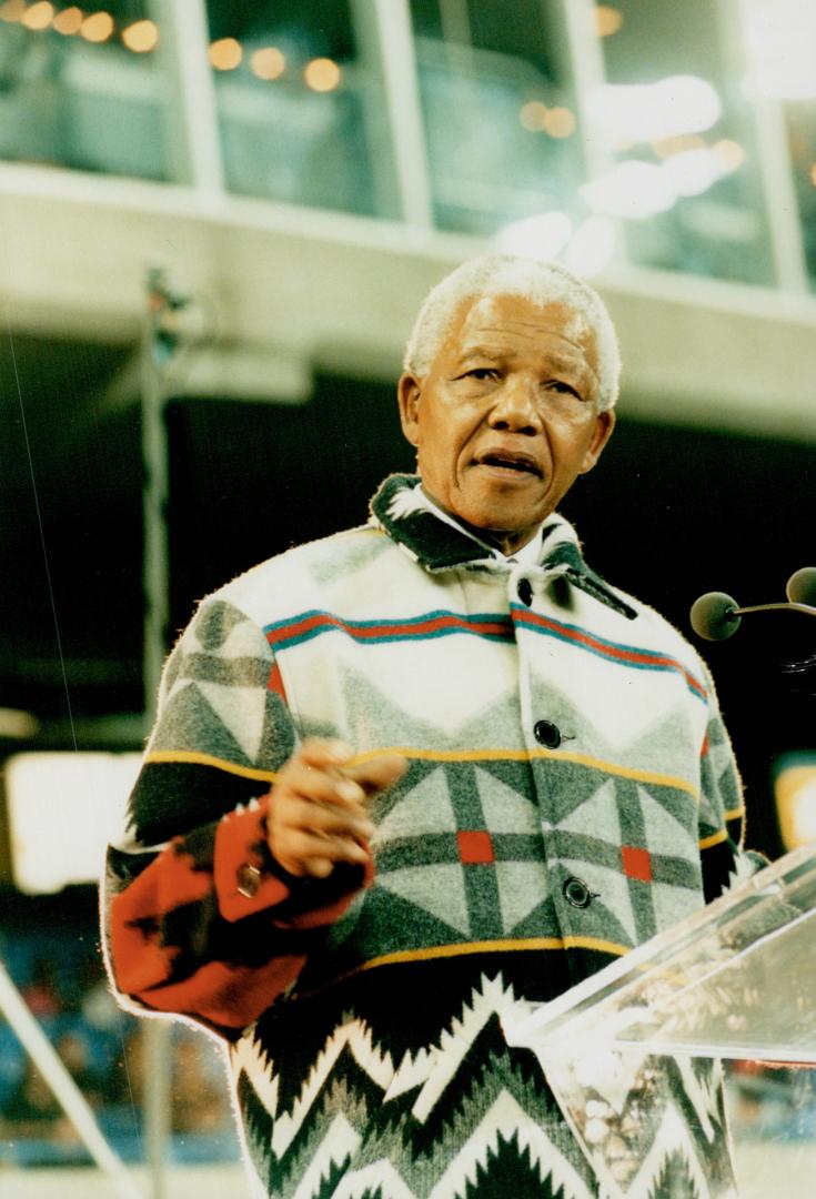 Mandela, Nelson (In Canada) 1990, 1998 Mandela, Nelson (In Canada) 1990