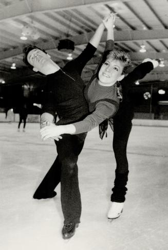 Canada's hope: Robert McCall and Tracy Wilson, the Canadian ice dancing champions, are after a medal at Geneva, and a bronze is within their reach