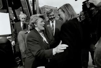 Lyn McLeod with Carolyn Bennett and Mike Colle