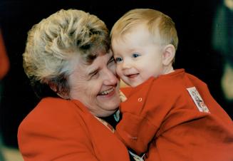 Lyn McLeod and grandson Benjamin Wright, 10 mo