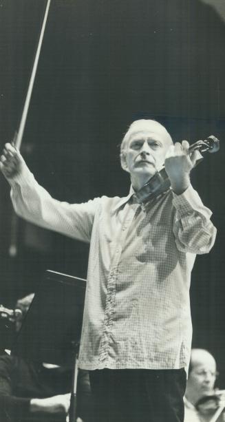 Menuhin at massey hall rehearsal