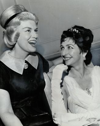 Two fine performers chat at the Royal York party which followed the National Ballet opening