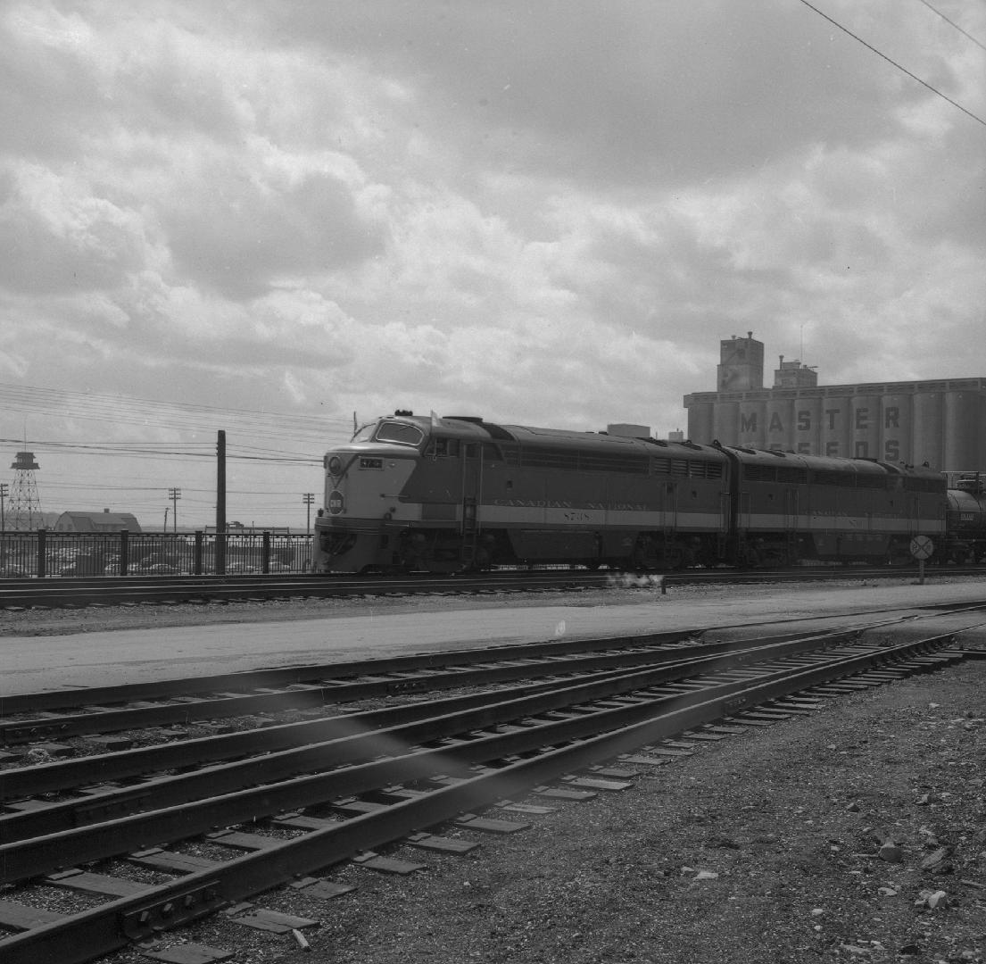 Looking southwest from around foot of Simcoe St