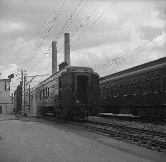 C. P. R., John St. Yards, wash rack. Toronto, Ontario