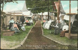 Street Scene, Fishing Club Camp, Georgian Bay