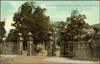 Entrance to Dundurn Park, Hamilton, Ontario, Canada