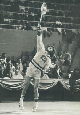 Tennis showdown, This was one time when a Maple Leaf uniform beat a Canadiens' jersey