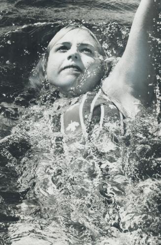 In the swim, Cindy Nicholas preps for her attempt to beat the English Channel on July 27