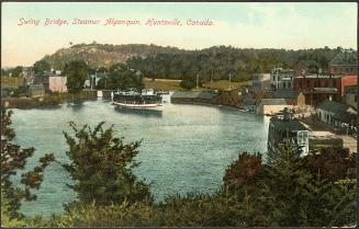 Swing Bridge, Steamer Algonquin, Huntsville, Canada