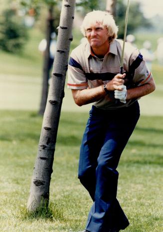 Action at the Open, Canadian Dal Halldorson (right) is just one stroke off the pace after the first round of the Canadian Open at Oakville's Glen Abbe(...)