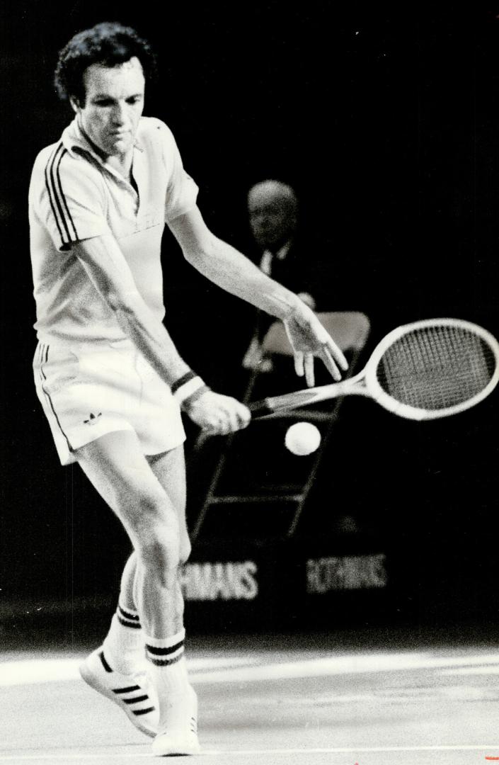 Familiar sight, Holland's Tom Okker has played more tennis at Coliseum than any other player, having been with Toronto's World Team Tennis club. Last (...)