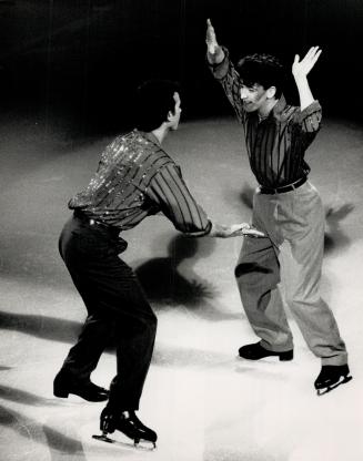 Brian Orser with Brian Boitano