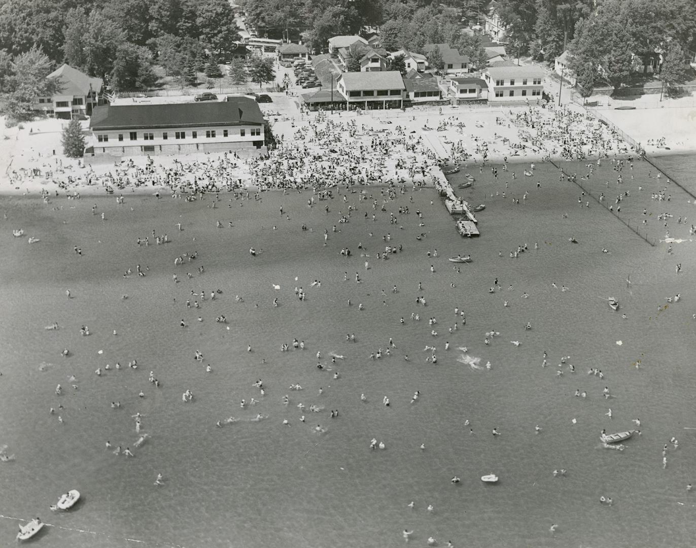 Cooling Crystal Beach was another much sought-after haven from the heat