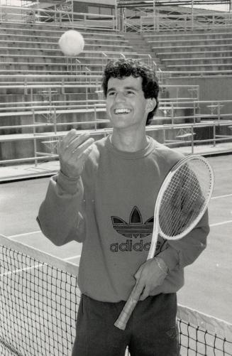 Number 1, Canada's top ranked male tennis player, Chris Pridham, of Oakville, hopes to win his first singles title at next week's national tennis championships