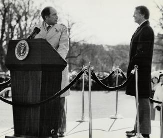 Prime Minister Trudeau and President Carter in Washington Monday