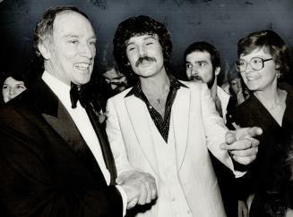 Prime Minister Trudeau and Burton Cummings at Juno Awards